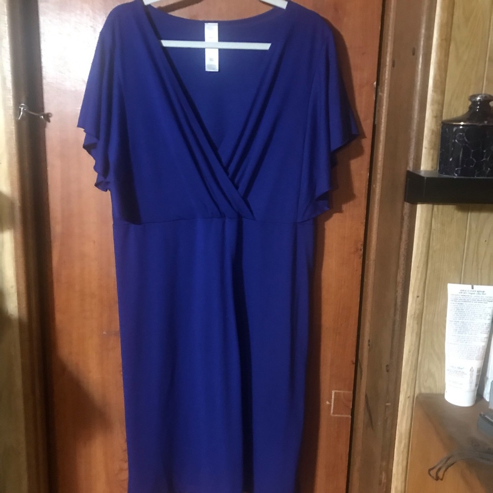 Royal blue dress